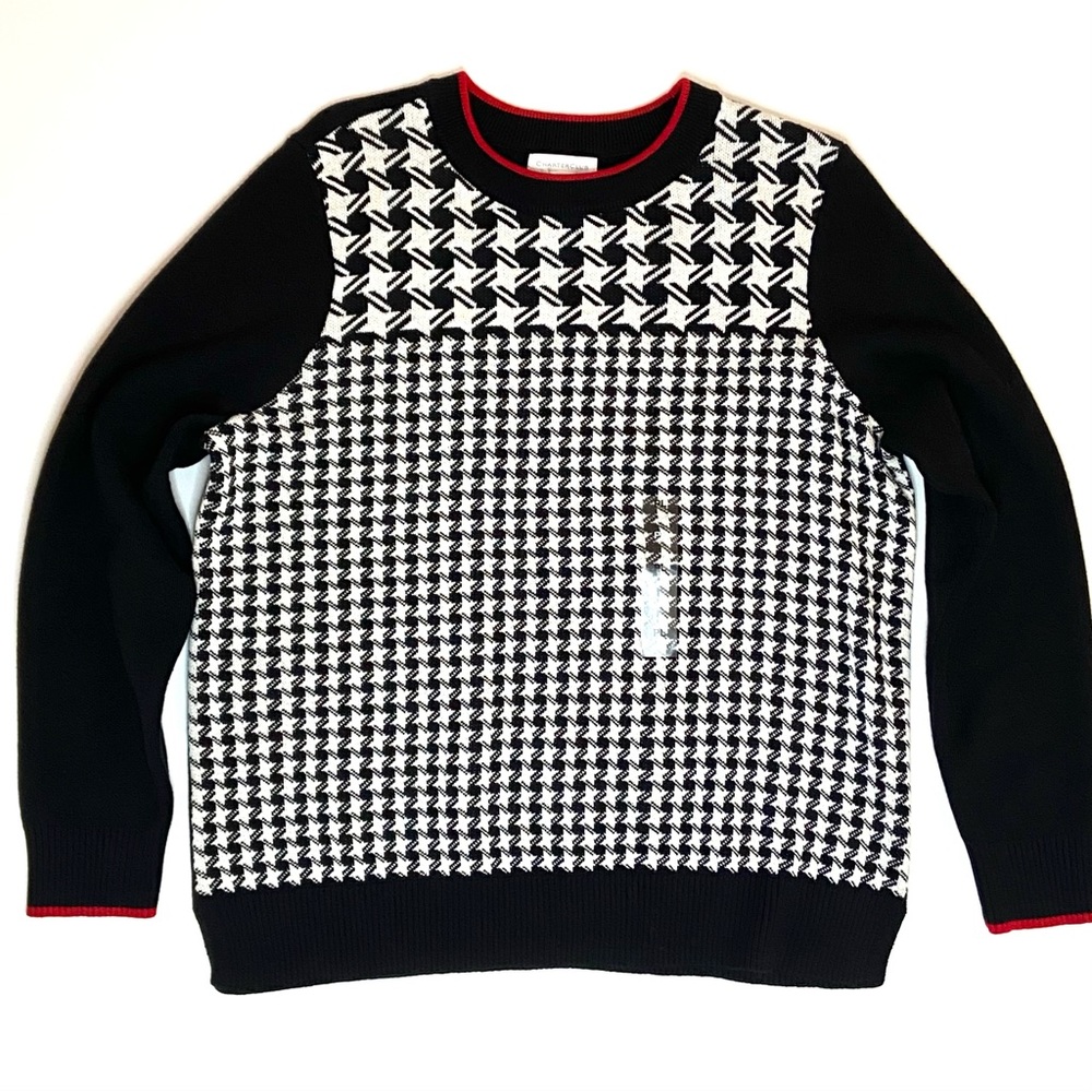 CHARTER CLUB Houndstooth Sweater